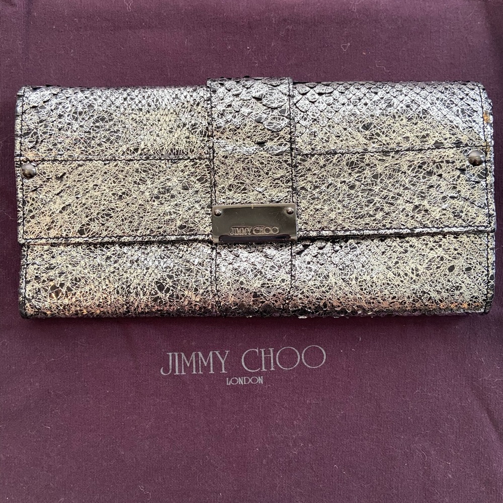 Jimmy Choo Snake skin Clutch
